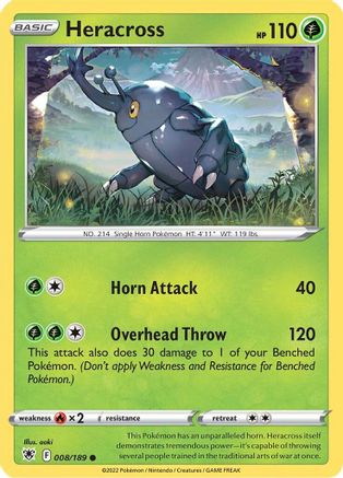 Heracross (8) Reverse Holofoil - Astral Radiance