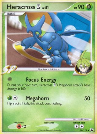 Heracross E4 (24) Reverse Holofoil - Rising Rivals