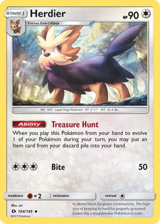 Herdier (104) - Sun & Moon