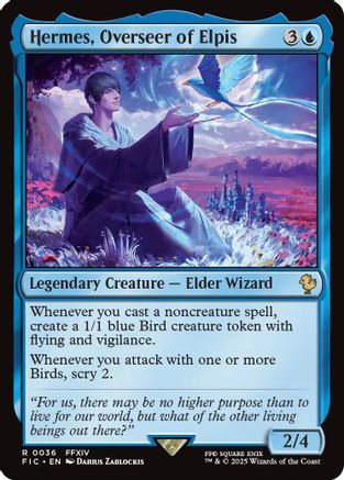 Hermes, Overseer of Elpis (036) Surge Foil - Commander: FINAL FANTASY