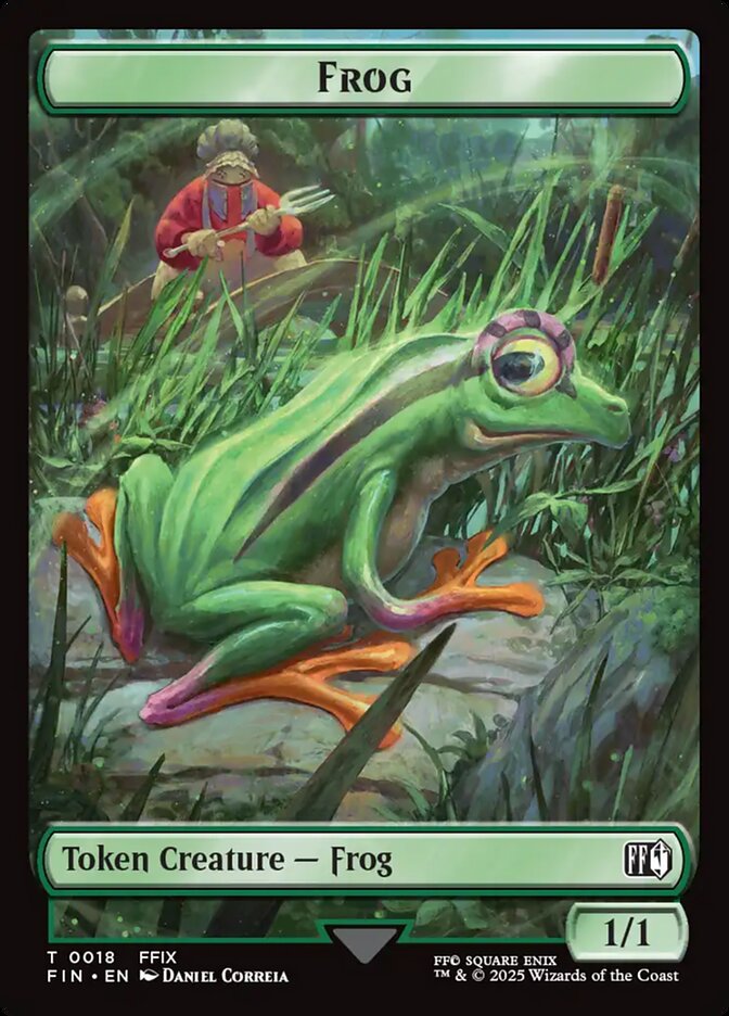 Hero // Frog Double-Sided Token (8 // 18) - FINAL FANTASY