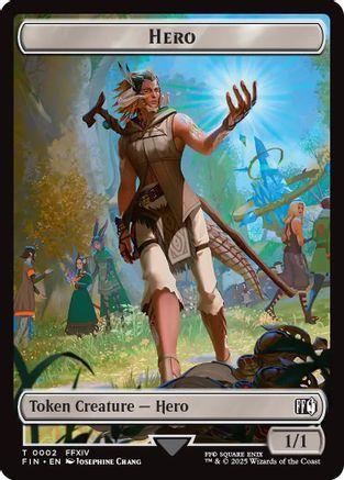 Hero // Hero Double-Sided Token (2 // 7) - FINAL FANTASY