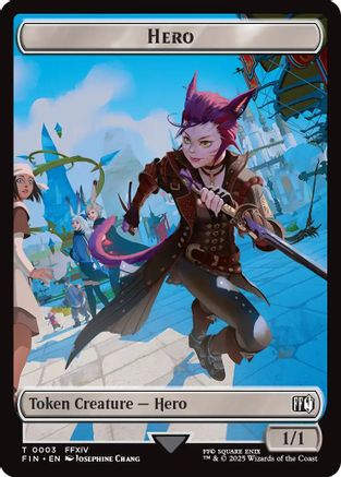 Hero // Hero Double-Sided Token (3 // 9) - FINAL FANTASY
