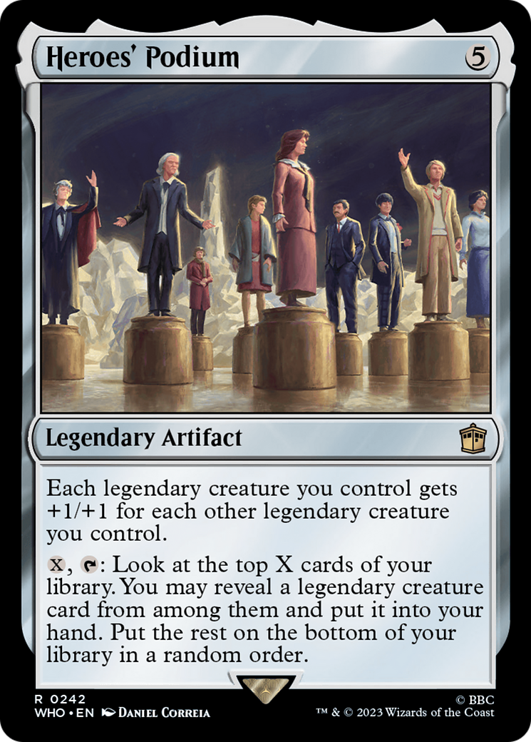 Heroes' Podium (242) Foil - Doctor Who