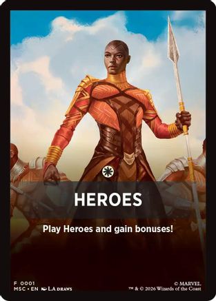 Heroes (Jumpstart Front Card) (001) - Commander: Marvel Super Heroes