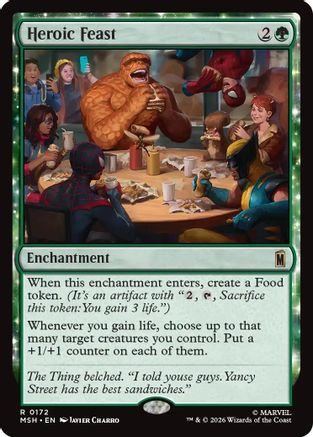 Heroic Feast (172) Foil - Marvel Super Heroes