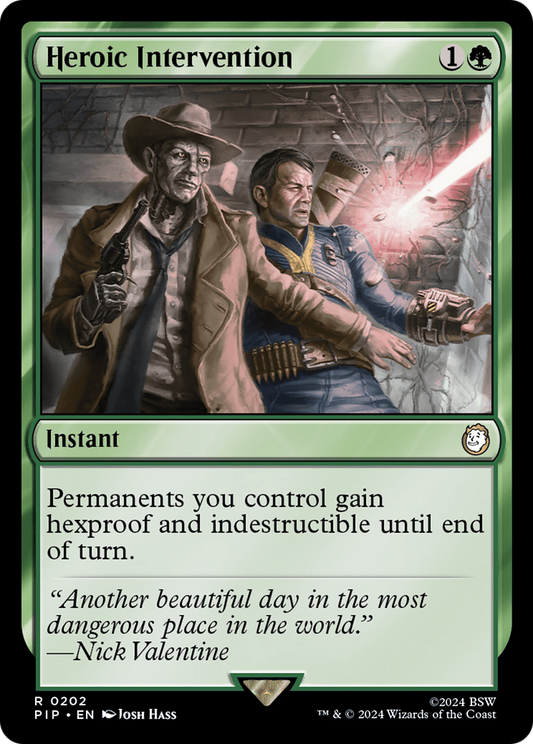 Heroic Intervention (202) Foil - Fallout