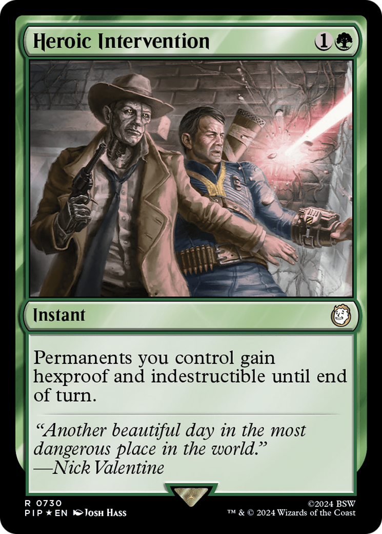 Heroic Intervention (730) Surge Foil - Fallout