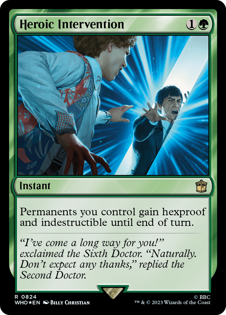 Heroic Intervention (824) Surge Foil - Doctor Who