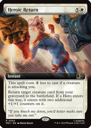 Heroic Return (Extended Art) (309) - Commander: Marvel Super Heroes