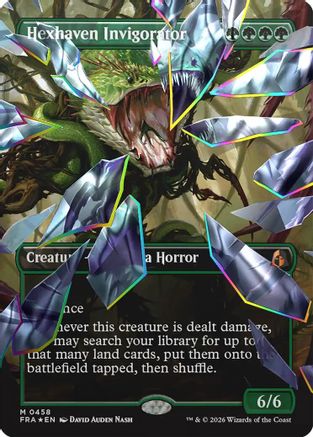 Hexhaven Invigorator (Borderless Shattered Mirror) (458) Facet Foil - Reality Fracture