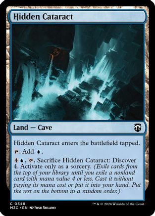 Hidden Cataract (348) Ripple Foil - Commander: Modern Horizons 3