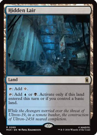 Hidden Lair (269) Foil - Marvel Super Heroes