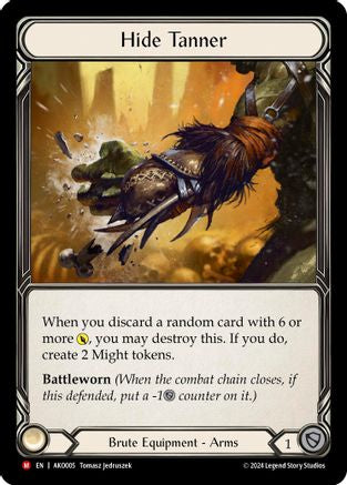 Hide Tanner (AKO005) Rainbow Foil - Armory Deck: Kayo