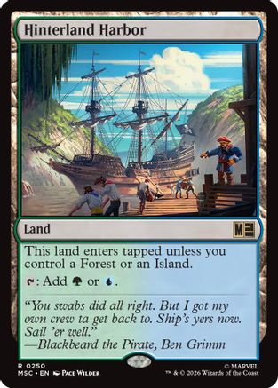 Hinterland Harbor (250) Surge Foil - Commander: Marvel Super Heroes