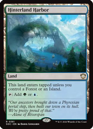 Hinterland Harbor (381) - Commander: Secrets of Strixhaven