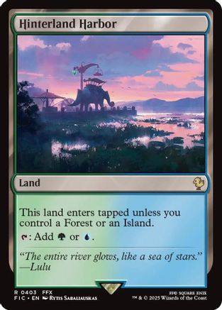 Hinterland Harbor (403) Surge Foil - Commander: FINAL FANTASY