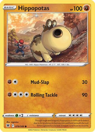 Hippopotas (79) Reverse Holofoil - Astral Radiance
