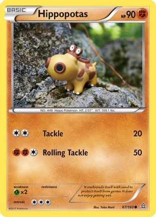 Hippopotas (87) Reverse Holofoil - Primal Clash