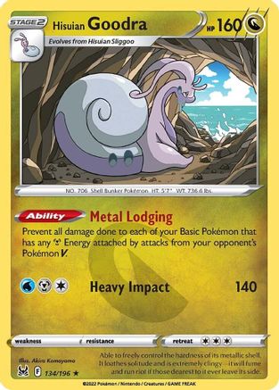 Hisuian Goodra (134) Holofoil - Lost Origin