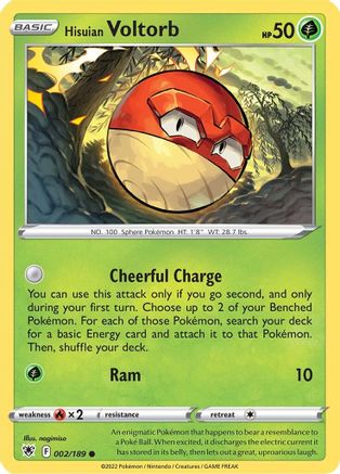 Hisuian Voltorb (2) Reverse Holofoil - Astral Radiance