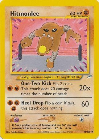 Hitmonlee (42) (Unlimited) - Neo Destiny
