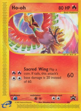 Ho-oh (52) - Wizards of the Coast Promos
