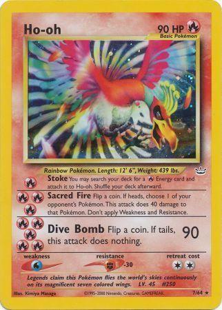 Ho-oh (7) (Unlimited) Holofoil - Neo Revelation