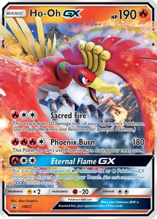 Ho-Oh GX (SM57) Holofoil - Black Star Promos