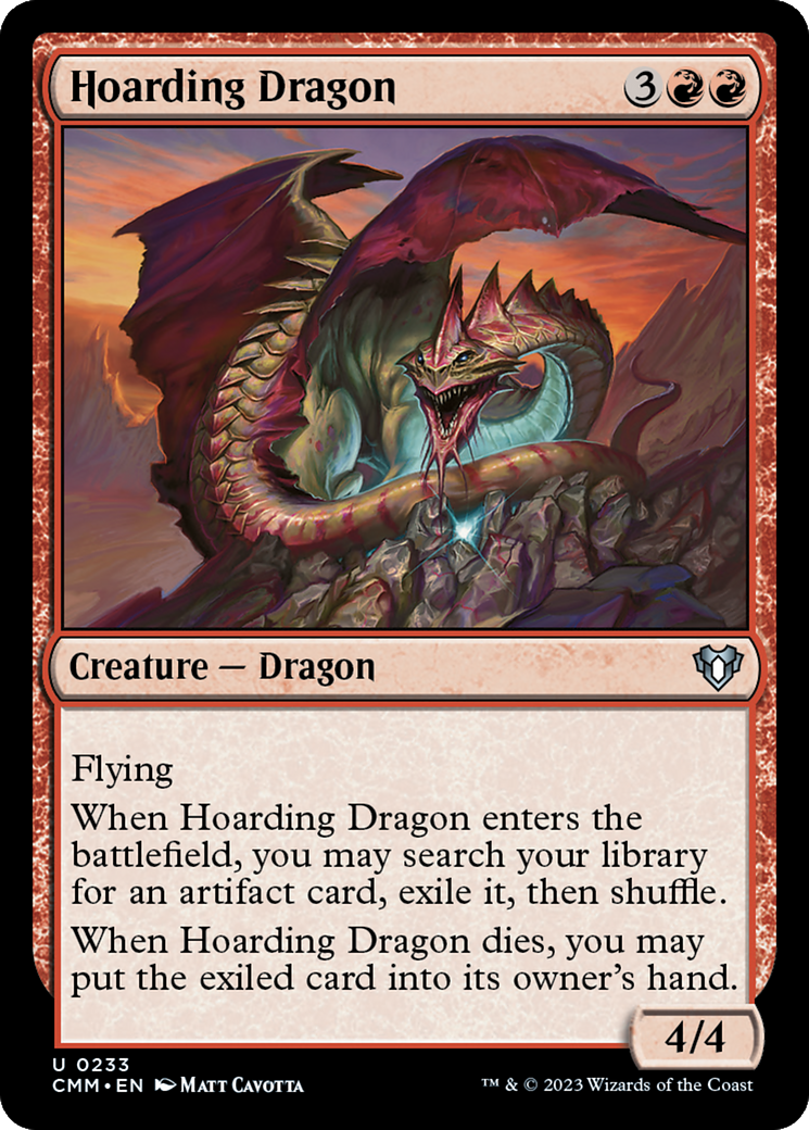 Hoarding Dragon (233) Foil - Commander Masters