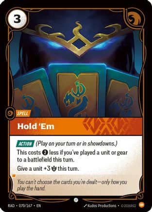 Hold 'Em (070) Foil - Radiance