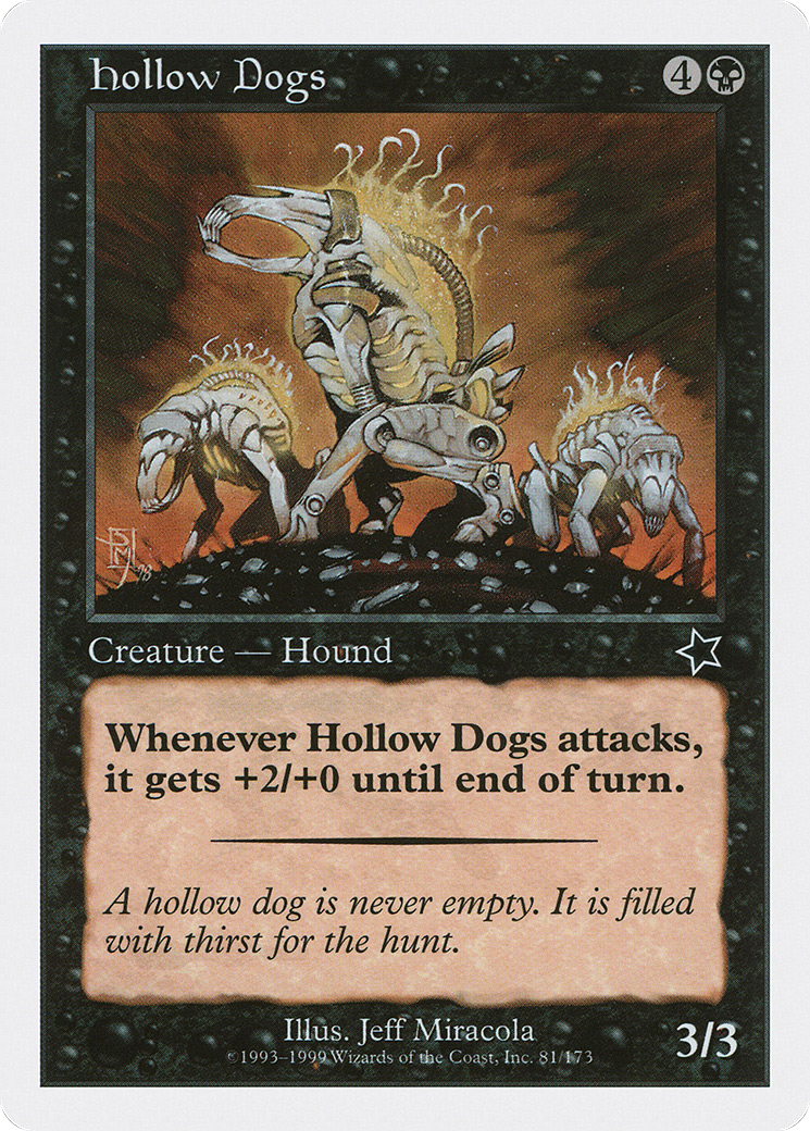 Hollow Dogs (081) - Starter 1999