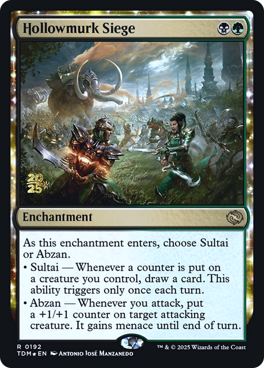 Hollowmurk Siege (Prerelease) (192) Foil - Tarkir: Dragonstorm