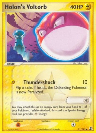 Holon's Voltorb (71) - Delta Species