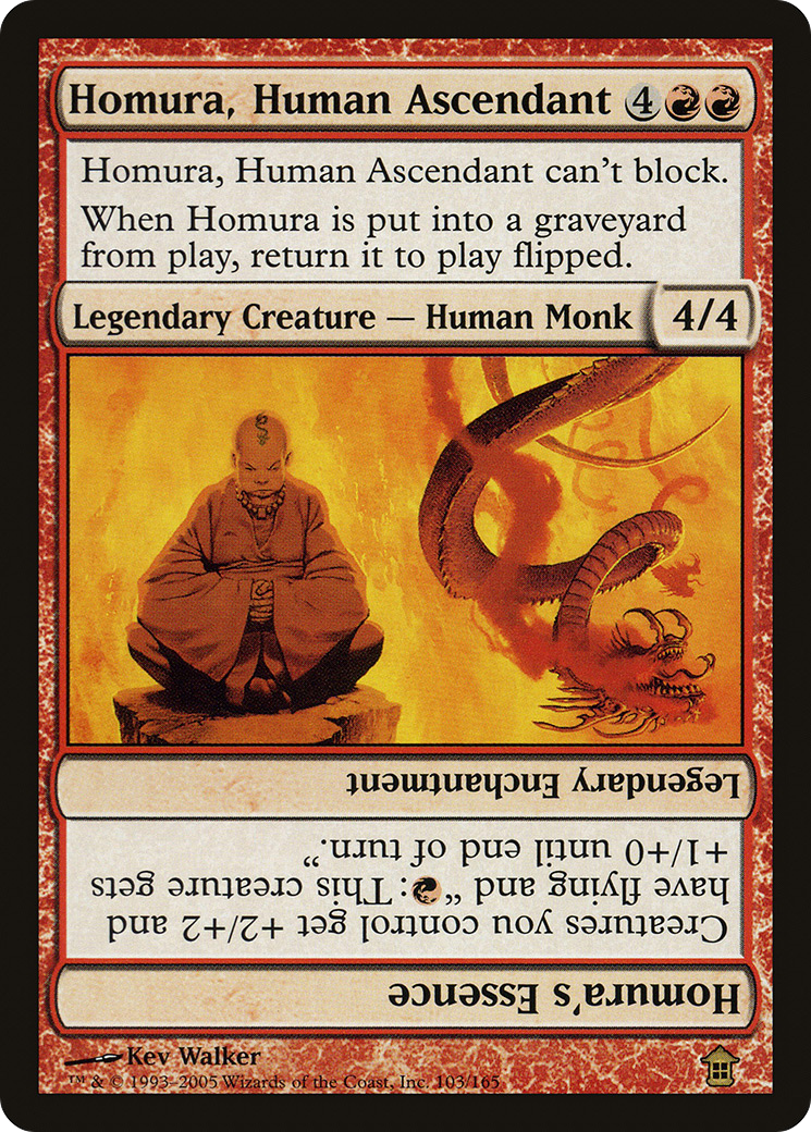 Homura, Human Ascendant // Homura's Essence (103) - Saviors of Kamigawa