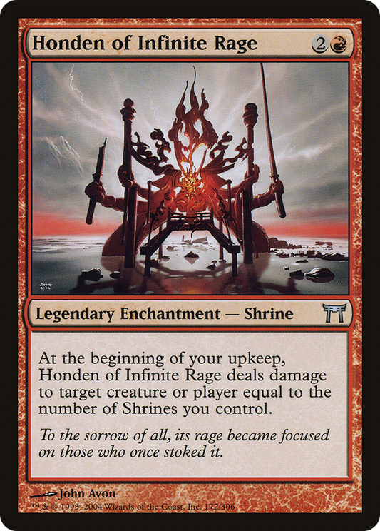 Honden of Infinite Rage (172) - Champions of Kamigawa