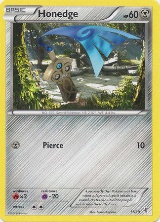 Honedge (11) - Trainer Kit: Bisharp & Wigglytuff