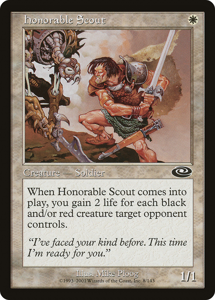 Honorable Scout (008) Foil - Planeshift
