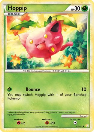 Hoppip (67) Reverse Holofoil - HeartGold & SoulSilver