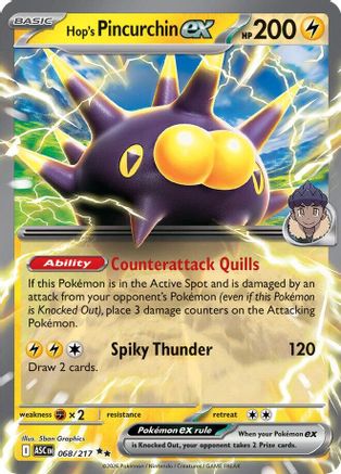 Hop's Pincurchin ex (68) Holofoil - Ascended Heroes