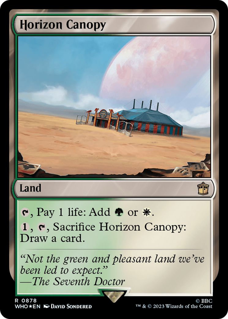 Horizon Canopy (878) Surge Foil - Doctor Who