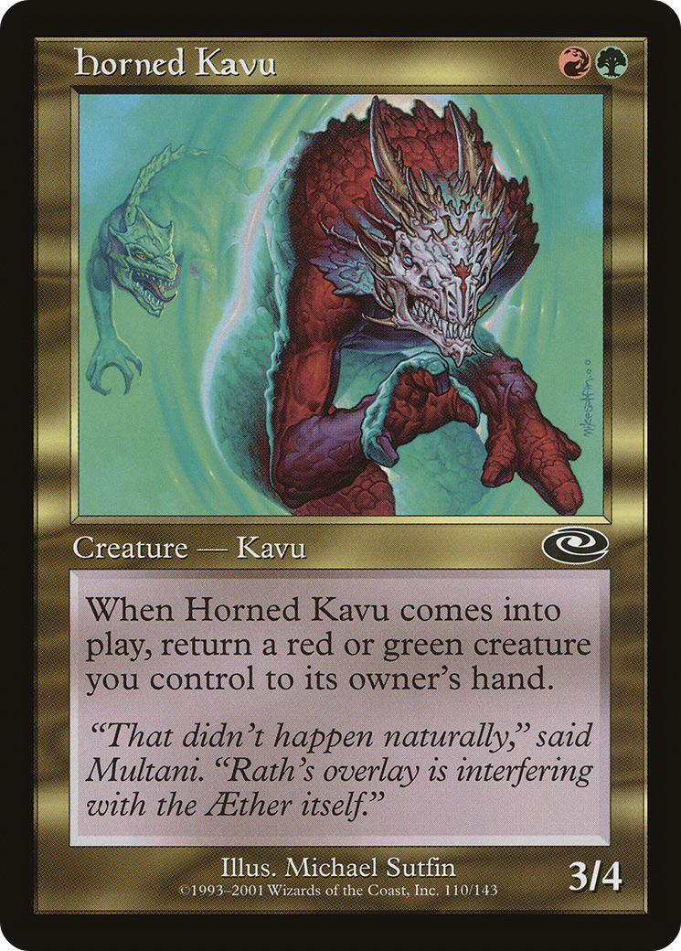 Horned Kavu (110) - Planeshift