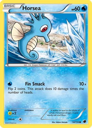 Horsea (18) Reverse Holofoil - Plasma Freeze