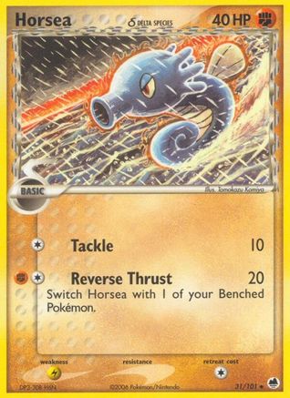 Horsea (Delta Species) (31) Reverse Holofoil - Dragon Frontiers