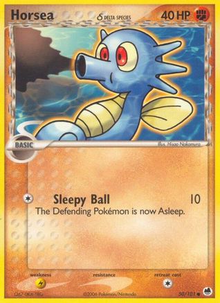 Horsea (Delta Species) (50) - Dragon Frontiers