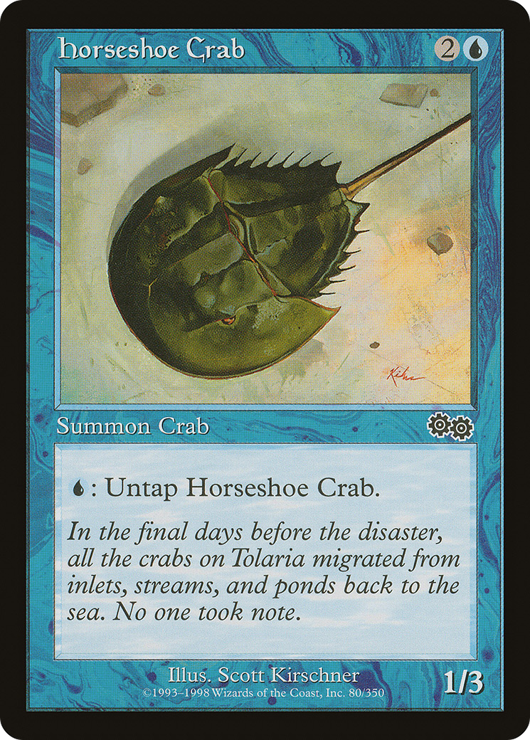 Horseshoe Crab (080) - Urza's Saga