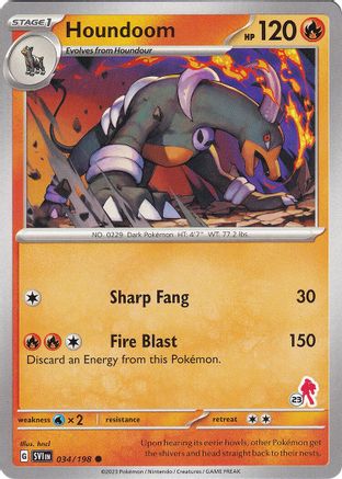 Houndoom (#23 Armarouge) (34) - Battle Academy 2024