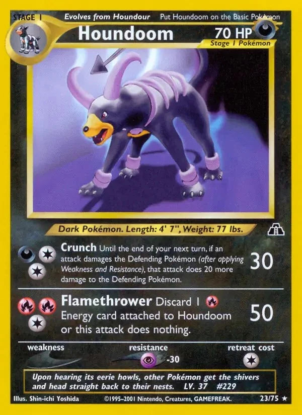 Houndoom (23) (Unlimited) - Neo Discovery