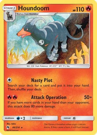 Houndoom (46) - Lost Thunder