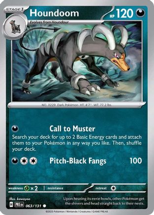 Houndoom (63) Reverse Holofoil - Prismatic Evolutions